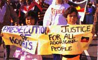 Aboriginal rights protest