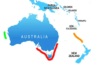 Blobfish habitat and Ddistribution map