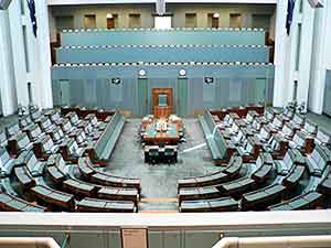 Australian Parliament House of Reps Chamber