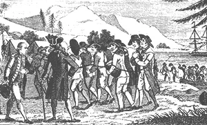 Landing of convicts at Sydney Cove