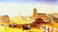Painting of Melbourne Australia in 1861